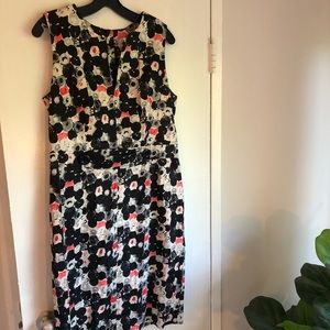 Milly dress with waist detailing